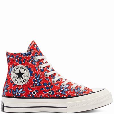 Converse Culture Prints Chuck 70 - Miesten Matalavartiset Tennarit - Punainen/Beige